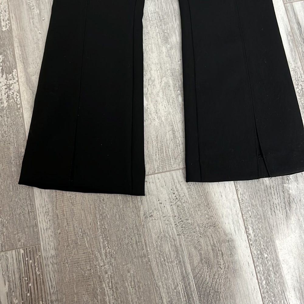 Zara Rib Detail Flare Pants - Picture 8 of 11
